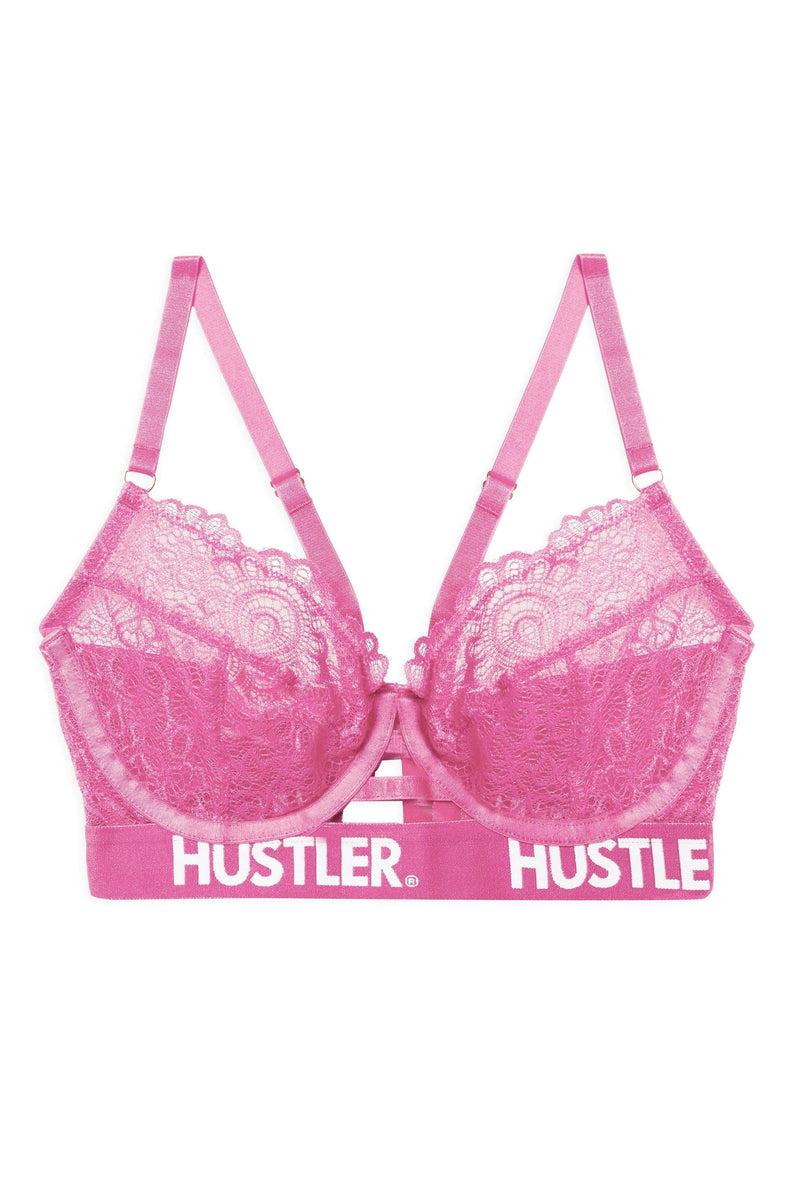 Playful Promises Branded Pink Lace Bra