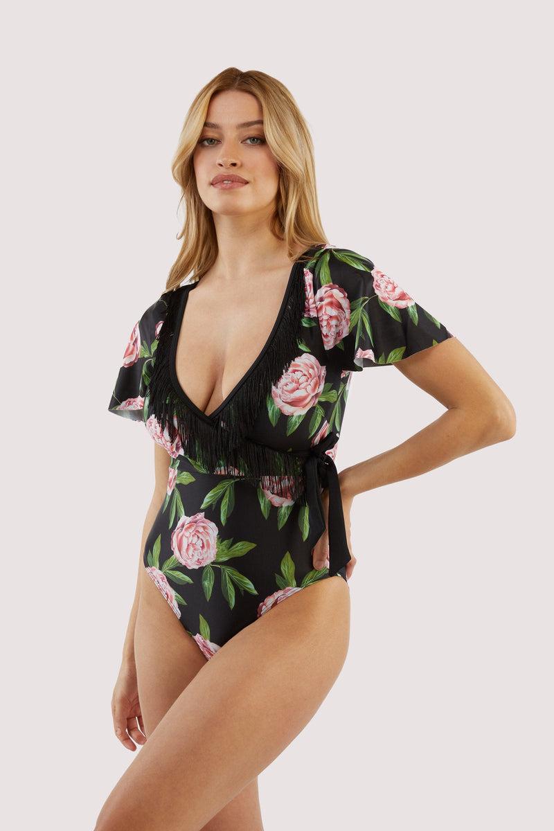 Playful Promises Eco Claudette Roses Swimsuit