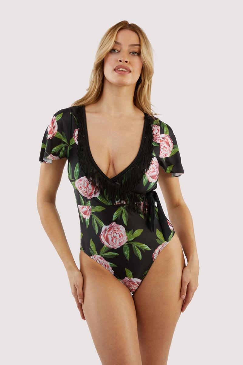 playful promises Eco Claudette Roses Swimsuit
