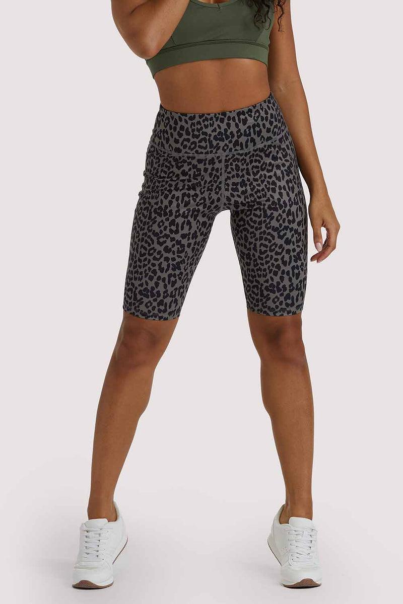 playful promises Eco Dusty Olive Leopard Short