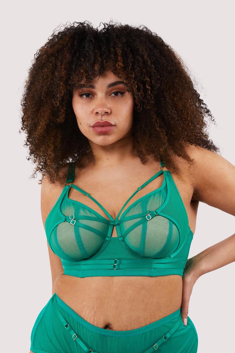 Playful Promises Eddie Green Crossover Wrap Bra