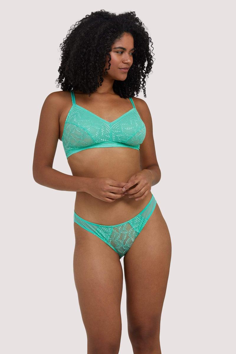 Playful Promises Emma Mint Green Lace Wireless Bra