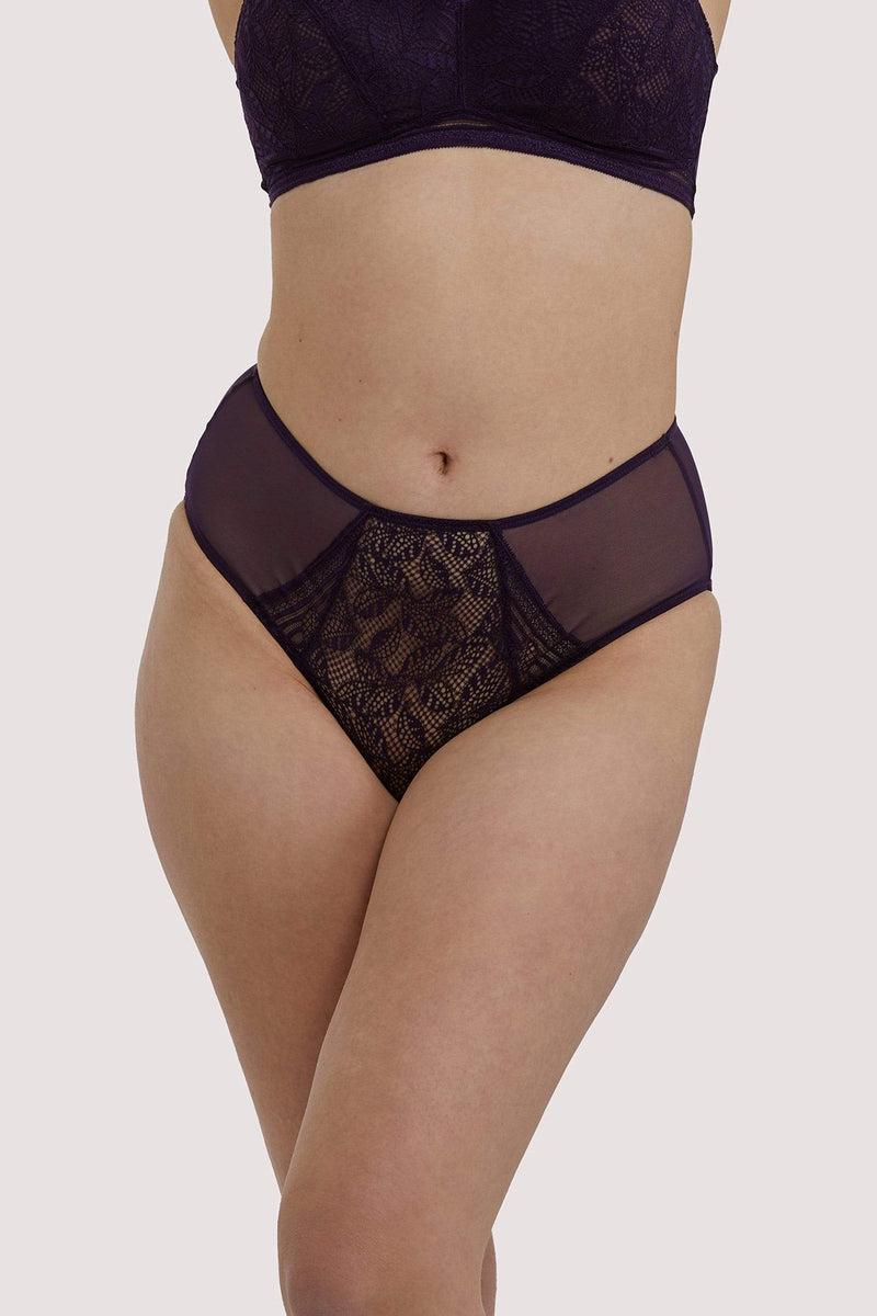 playful promises Emma Vine Purple High Waist Brief
