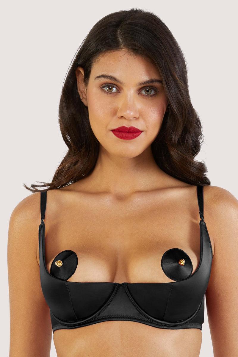 Playful Promises Etta Black Ring Nipple Pasties