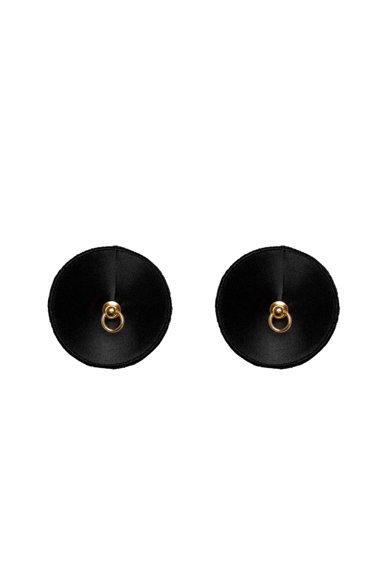 Playful Promises Etta Black Ring Nipple Pasties