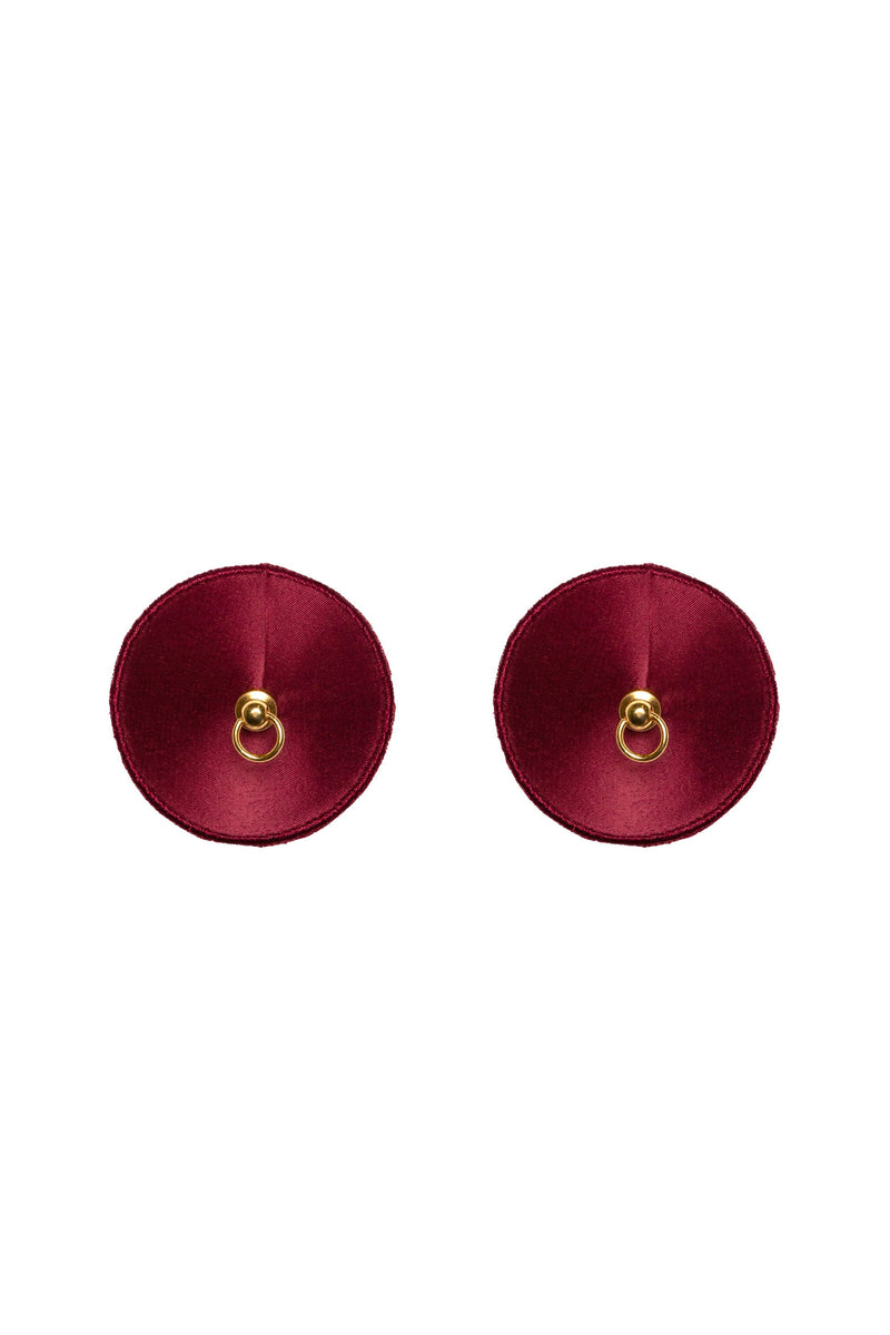 Playful Promises Etta Red Ring Nipple Pasties