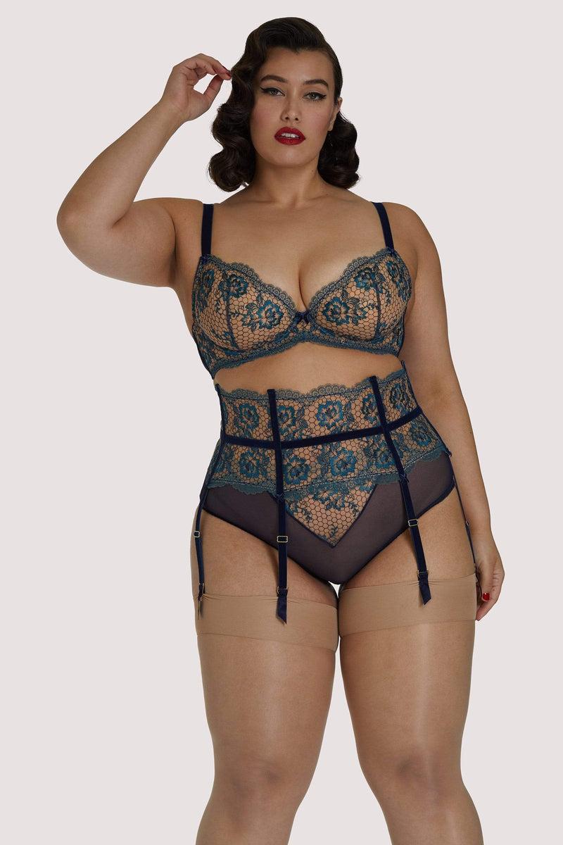 Playful Promises Evelina Curve Suspender Belt