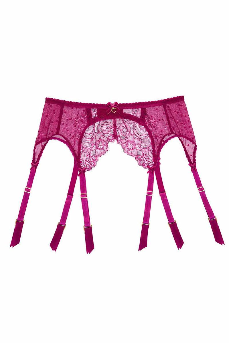 Playful Promises Fiamma Magenta Suspender