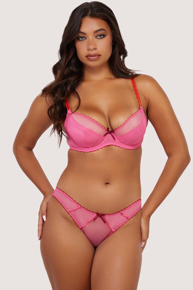 Playful Promises Grace Pink Brazilian Brief