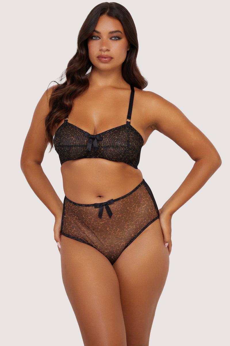 Playful Promises Hazel Leopard Print Bullet Bra