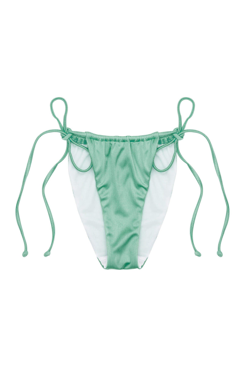 Playful Promises High Shine Tie Side Brief Mint