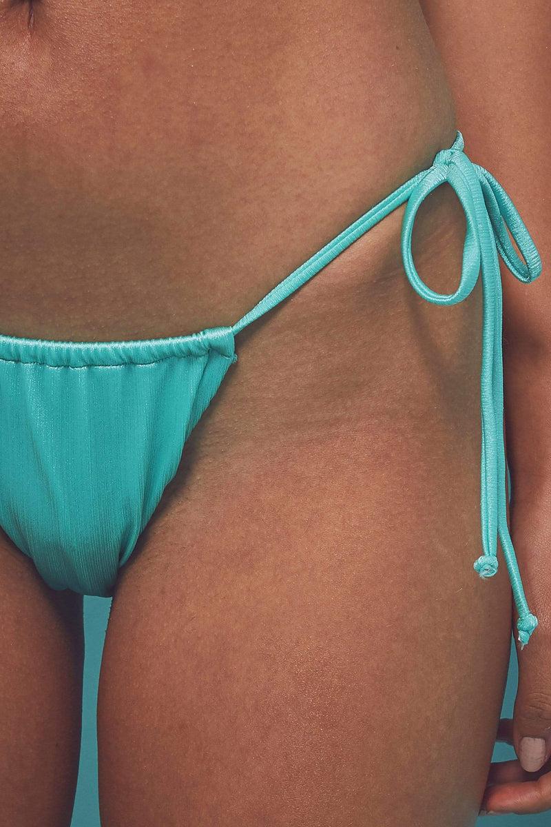 Playful Promises High Shine Tie Side Brief Mint