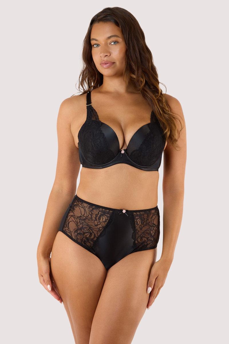 Playful Promises Idol Black Lace High Waist Brief