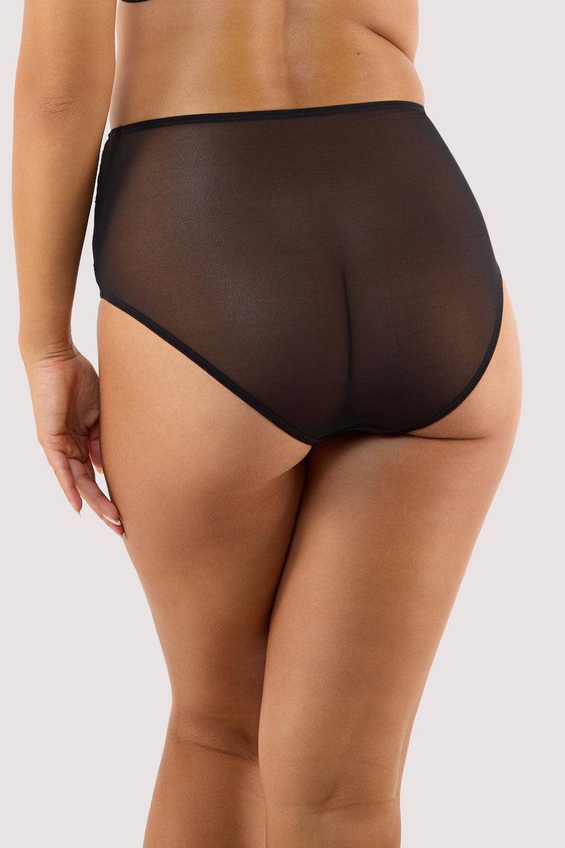 Playful Promises Idol Black Lace High Waist Brief