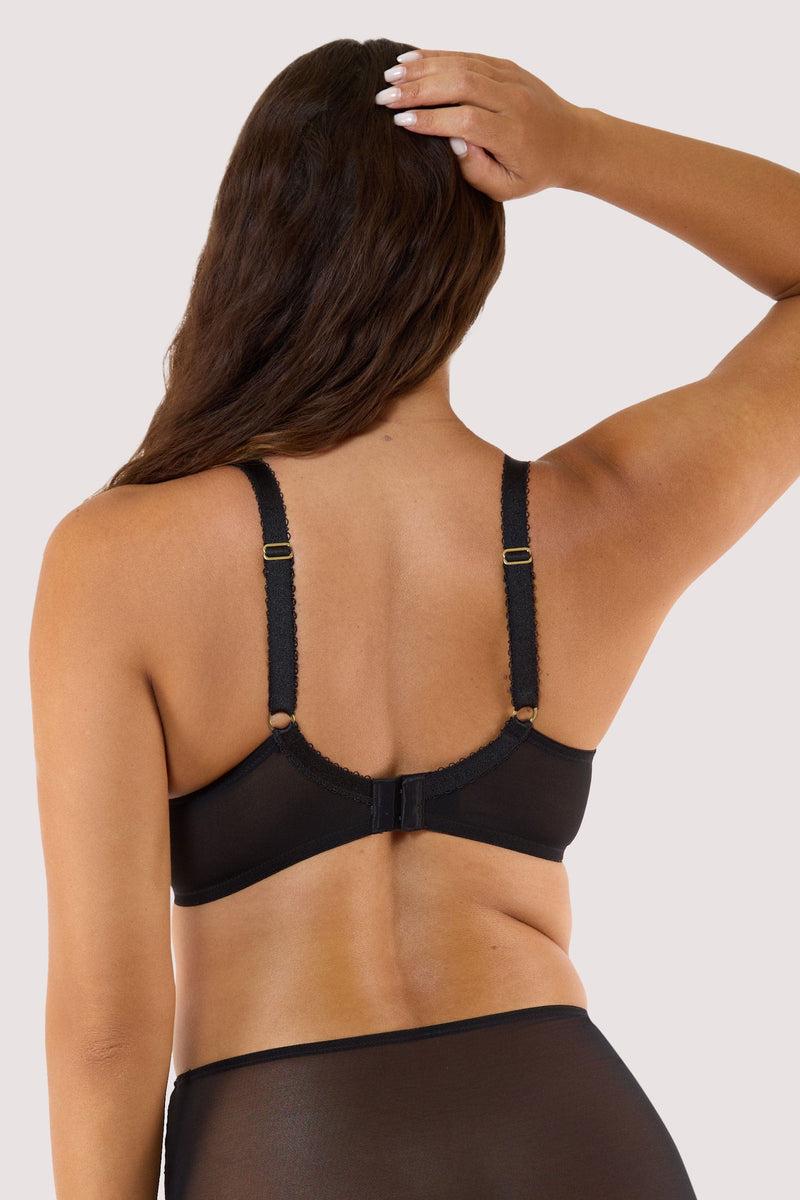 Playful Promises Idol Black Padded Plunge Bra