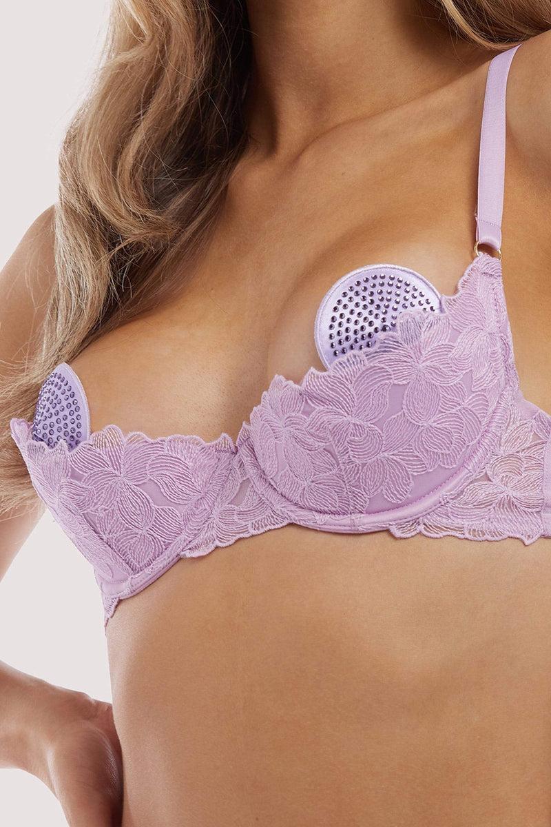 playful promises Lila Lilac Diamante Pasties