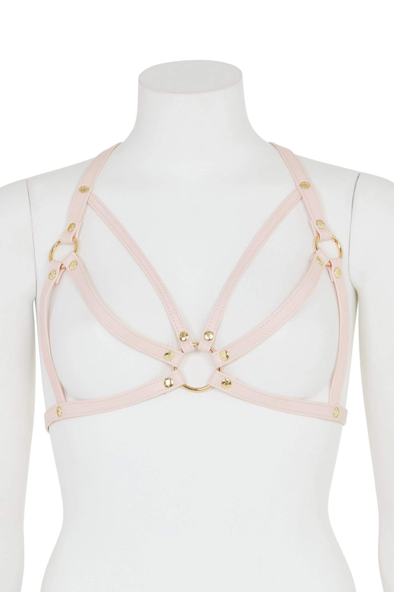playful promises Open Harness Bra Pink