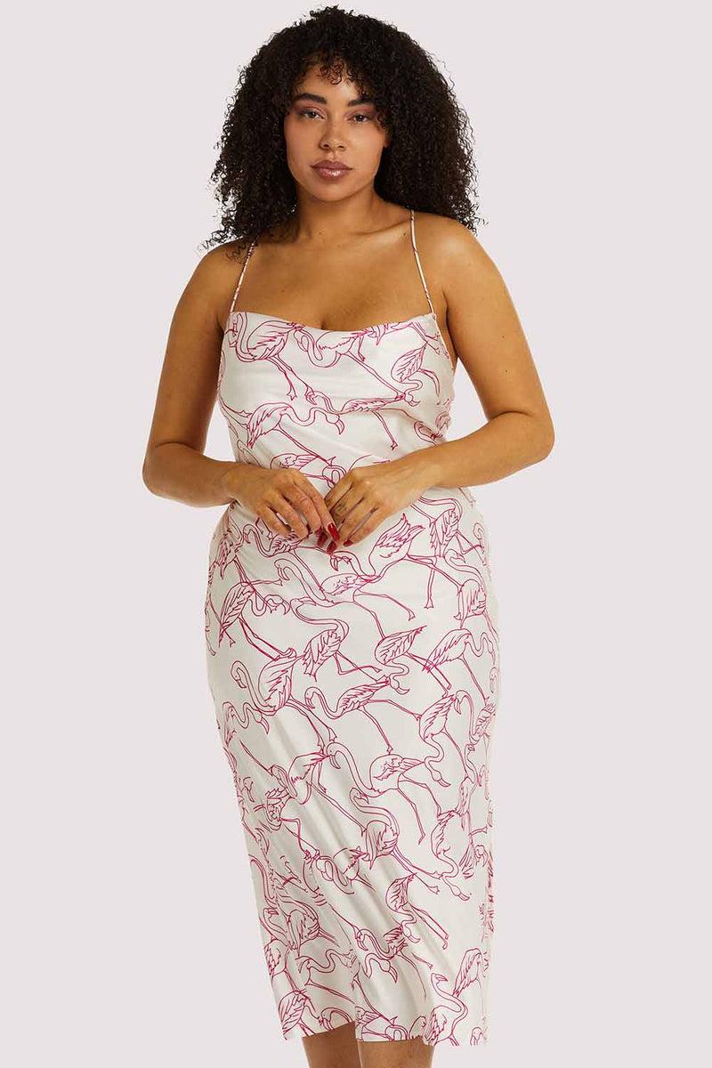 Playful Promises Pink Flamingo Dress