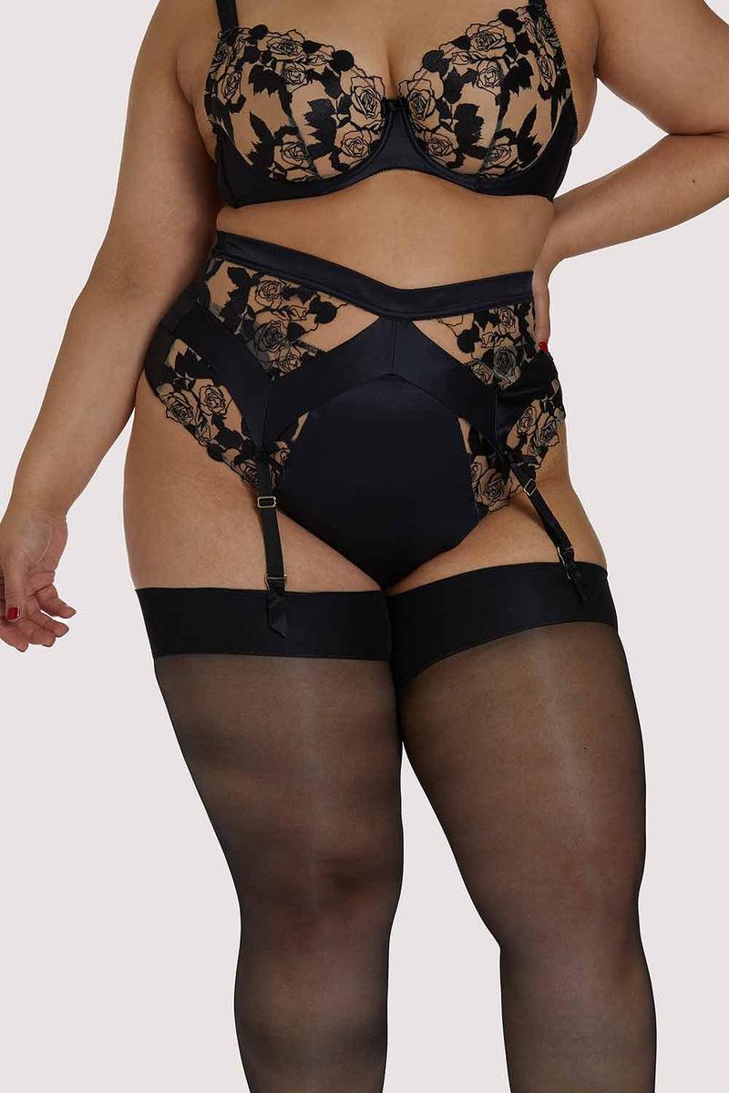 Playful Promises Rosabelle Curve Suspender Belt