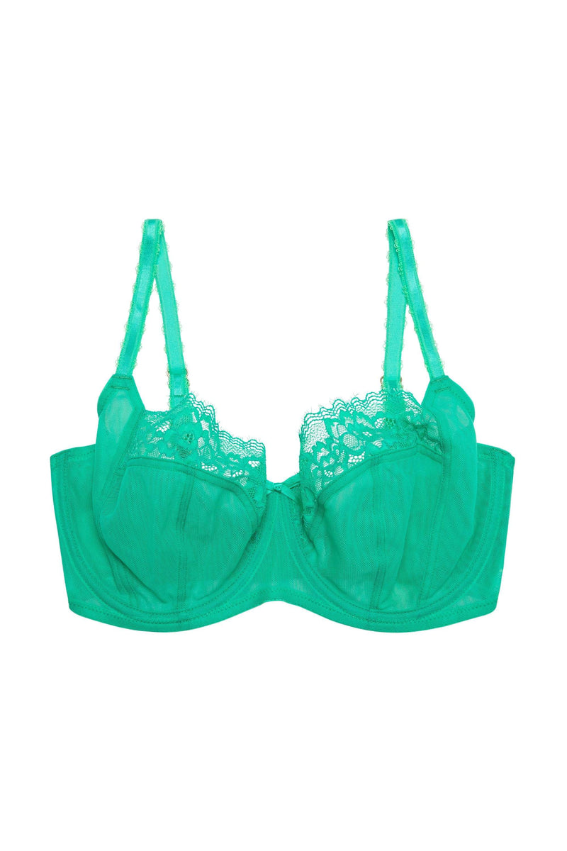 Playful Promises Rosalyn Emerald Green Balcony Bra