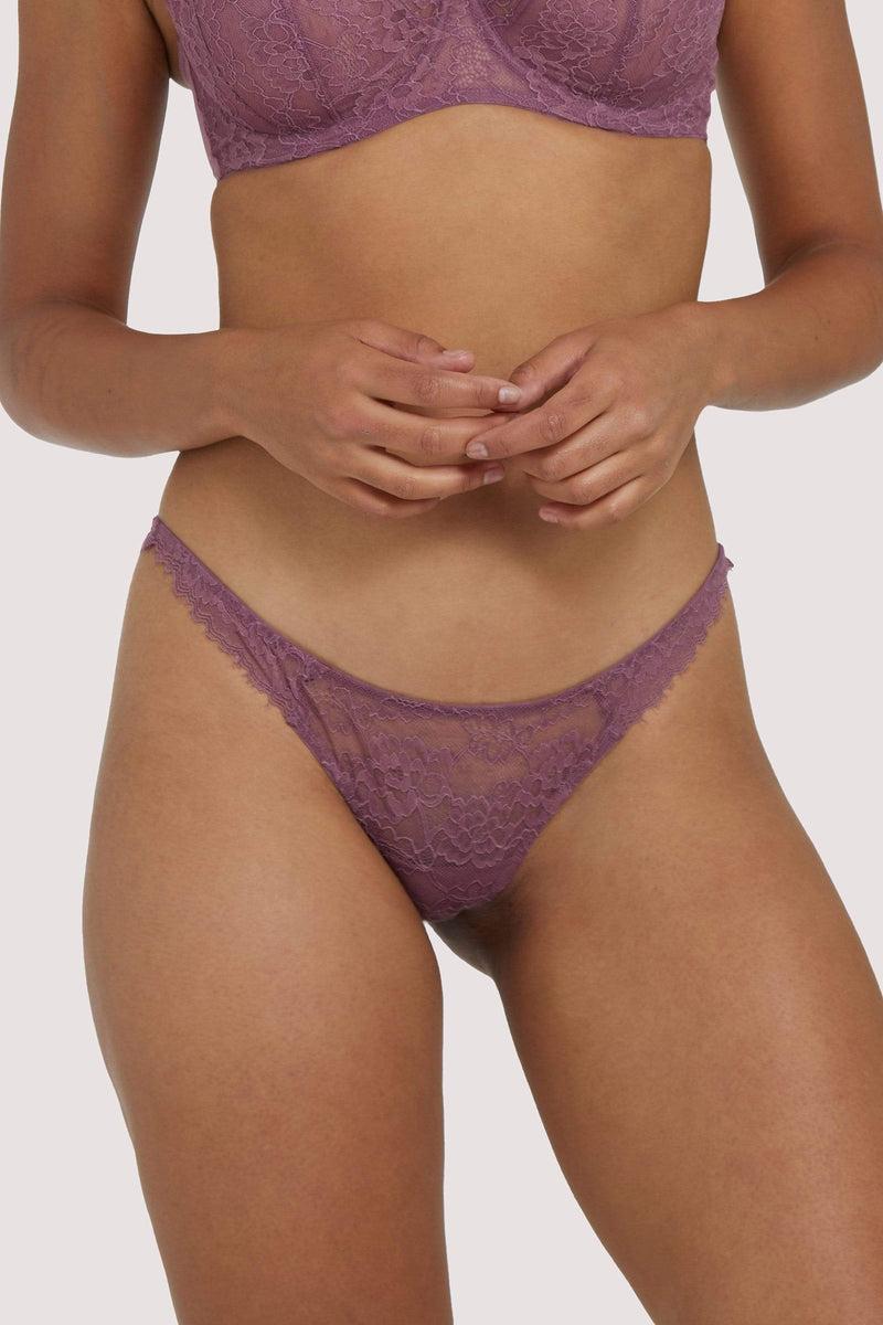 playful promises Rosalyn Mocha Lace Thong