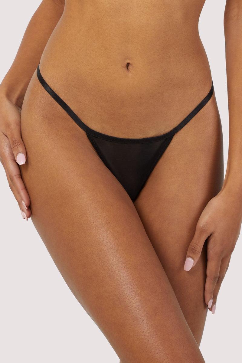 playful promises Sarah Black Mesh Thong