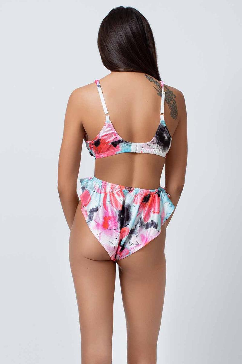 Playful Promises Satin Jacquard Bralette