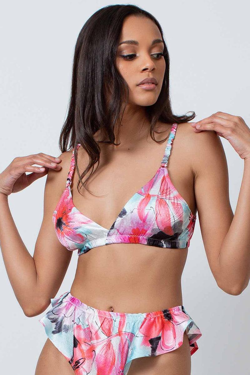 playful promises Satin Jacquard Bralette