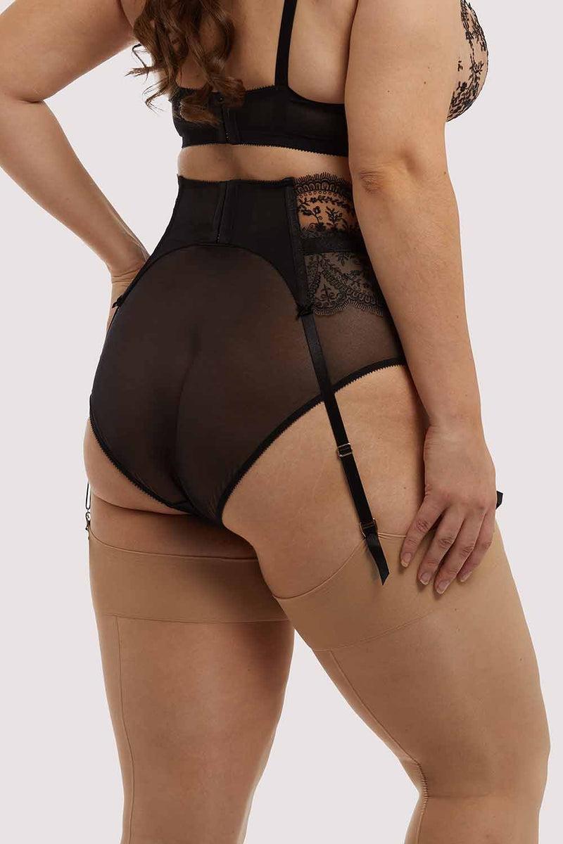 Playful Promises Severine Black Curve Suspender
