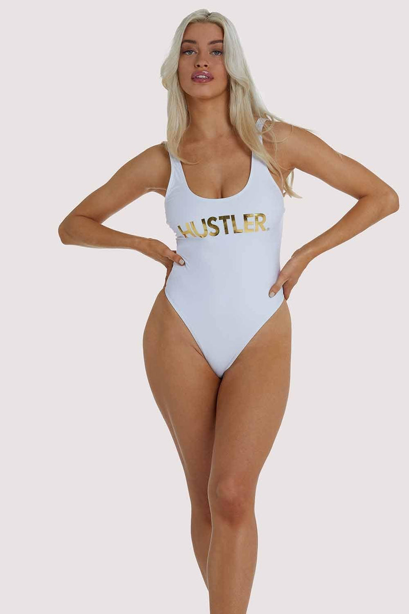 Playful Promises White Swimsuit