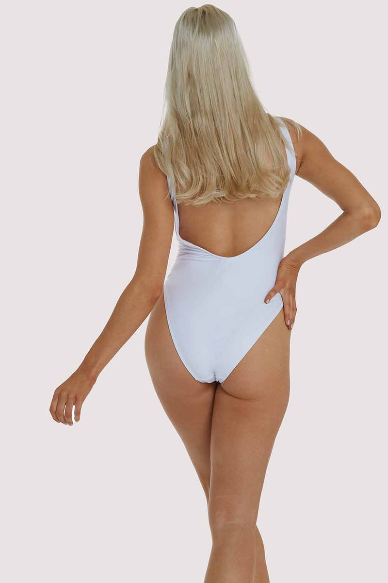 Playful Promises White Swimsuit
