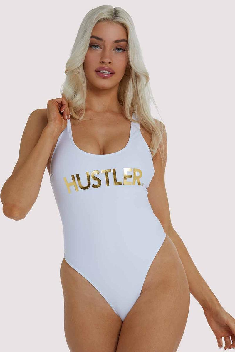 playful promises White Swimsuit