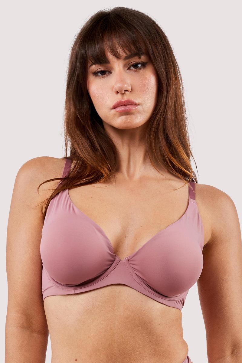 Playful Promises Second Skin Rose Recycled Plunge Bra