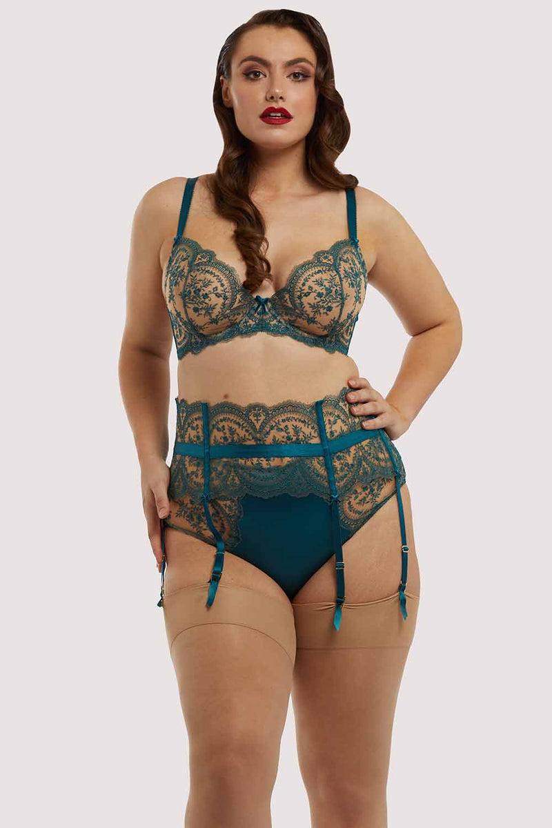 Playful Promises Severine Shady Spruce Curve Suspender