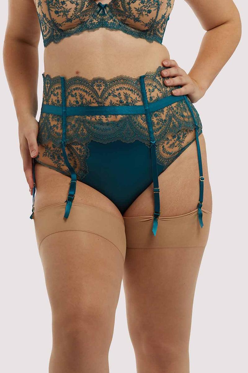 playful promises Severine Shady Spruce Curve Suspender