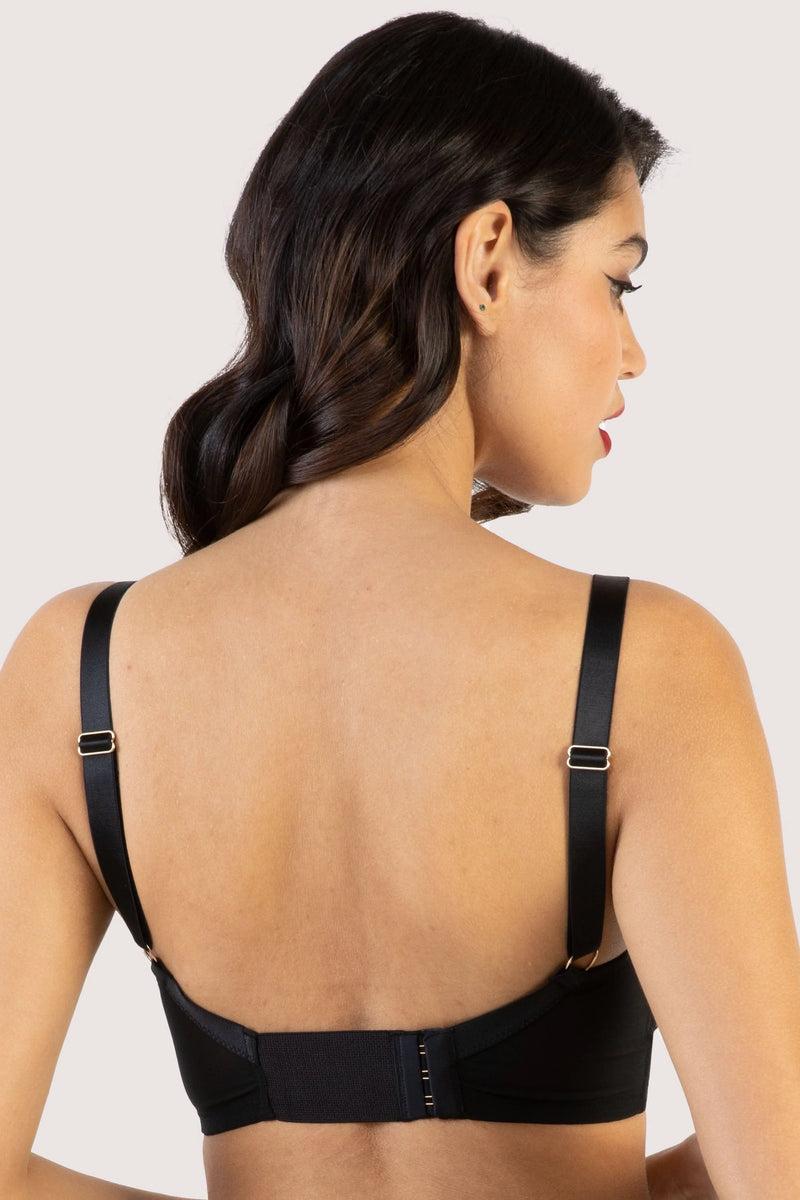 Playful Promises Solar Black And Gold Cosmic Print Bullet Bra