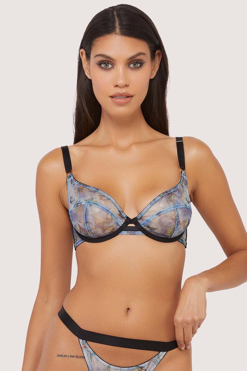 playful promises Talia Renaissance Printed Mesh Bra