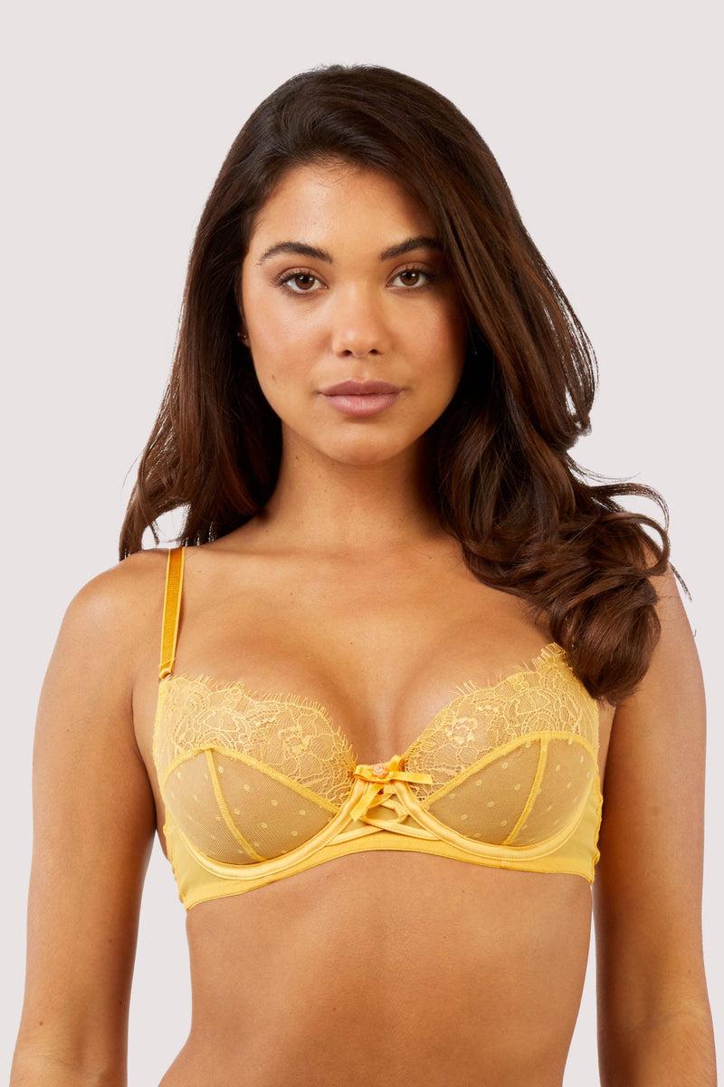 playful promises Ziggy Mango Lace and Spotted Mesh Bra