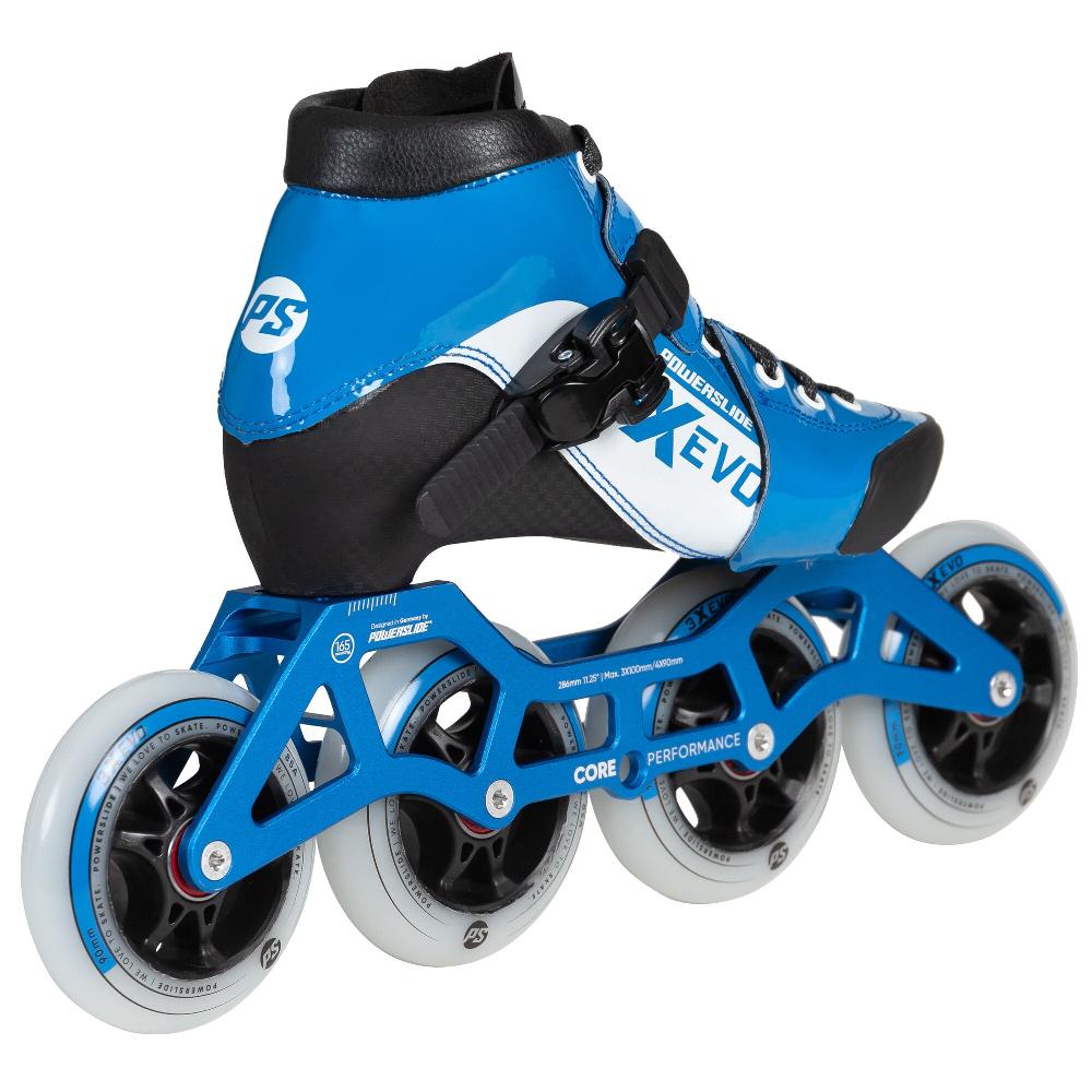 Playlife 3X Adj. Evo Blue / White Powerslide - Racing Inline Skates