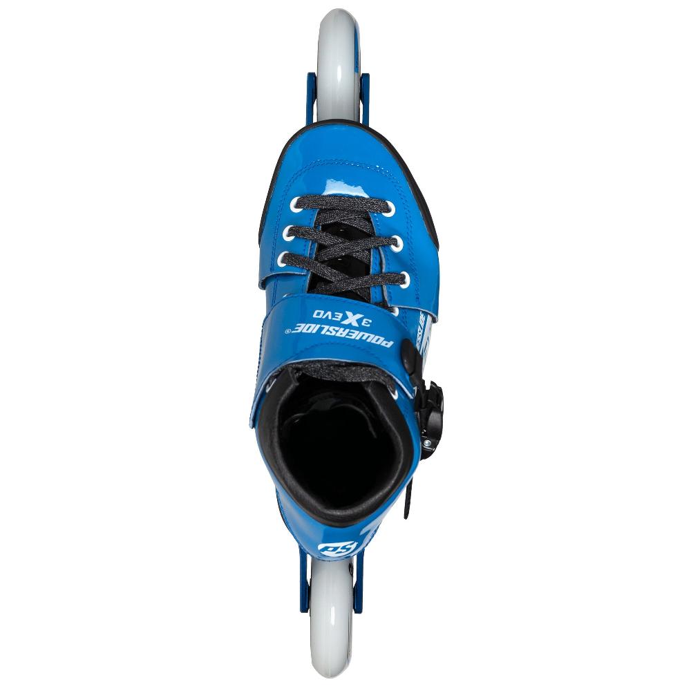 Playlife 3X Adj. Evo Blue / White Powerslide - Racing Inline Skates