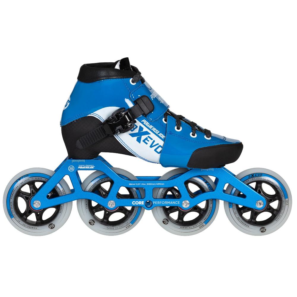 playlife 3X adj. Evo Blue / White Powerslide - Racing Inline Skates