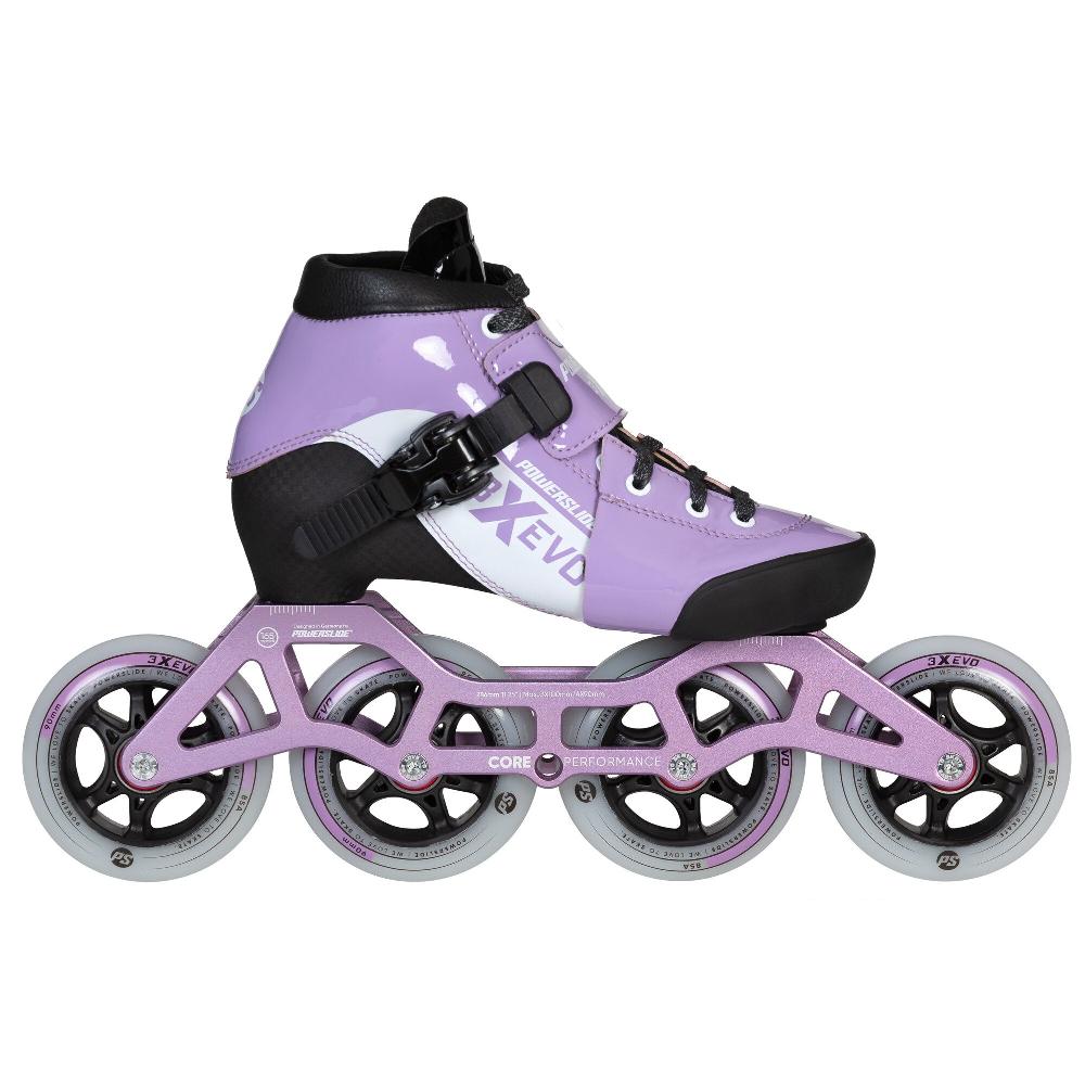 playlife 3X adj. Evo Lavender / White Powerslide - Racing Inline Skates