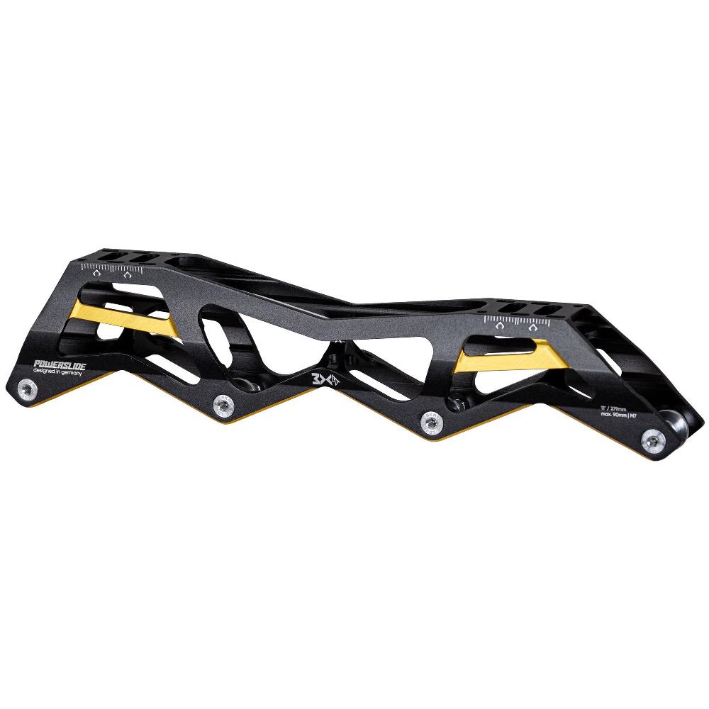Playlife 3X4 11.0/4x90 Black Gold 195/165 Powerslide - Racing Inline Frames