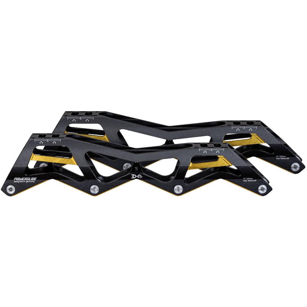 playlife 3X4 11.0/4x90 Black Gold 195/165 Powerslide - Racing Inline Frames