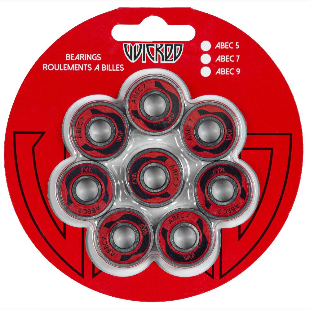 Playlife ABEC 7 FS 8-pack Wicked - Inline Skating Bearings