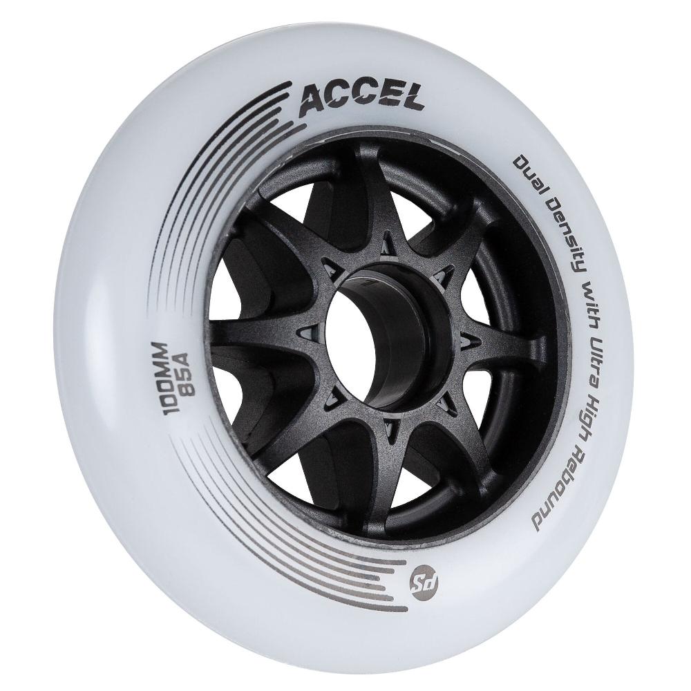 Playlife ACCEL 100mm/85A 8-pack Powerslide - Racing Inline Skate Wheels