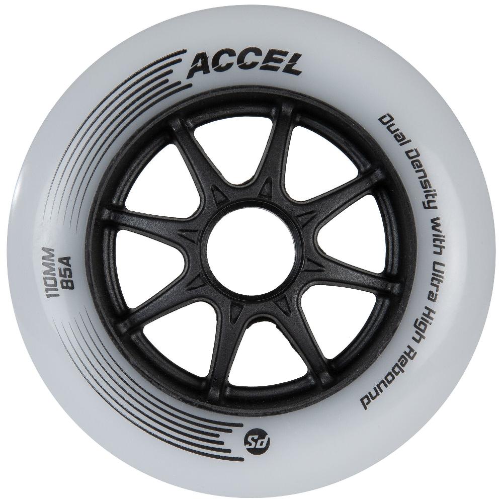 playlife ACCEL 110mm/85A 8-pack Powerslide - Racing Inline Skate Wheels