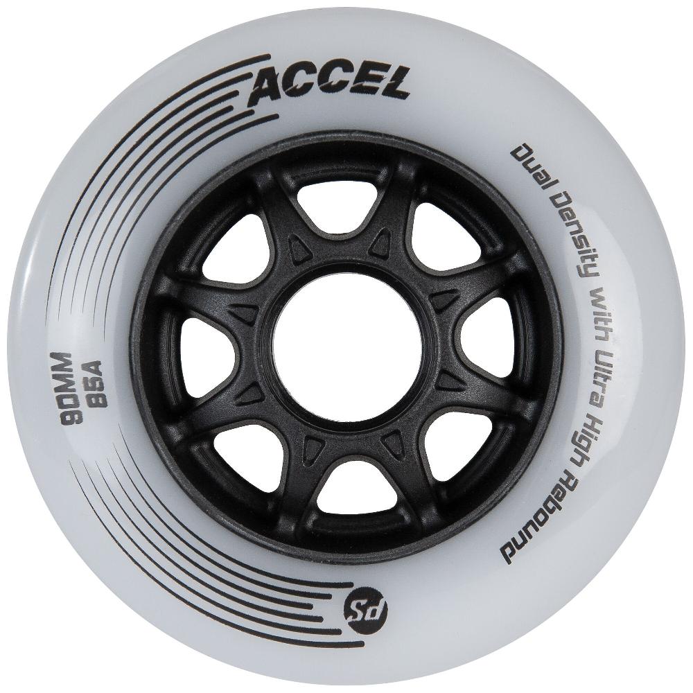 playlife ACCEL 90mm/85A 8-pack Powerslide - Racing Inline Skate Wheels