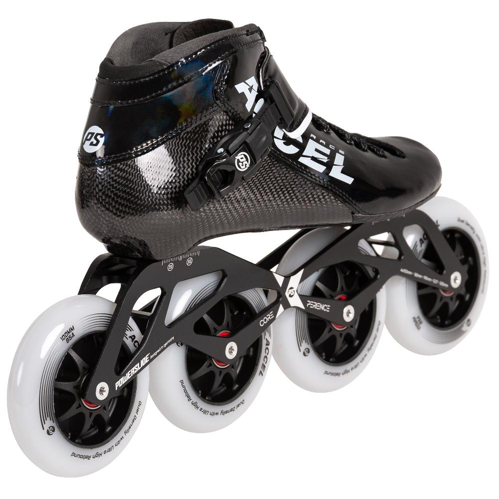 Playlife ACCEL Race Black 100 Powerslide - Racing Inline Skates