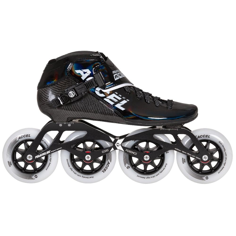 playlife ACCEL Race Black 100 Powerslide - Racing Inline Skates